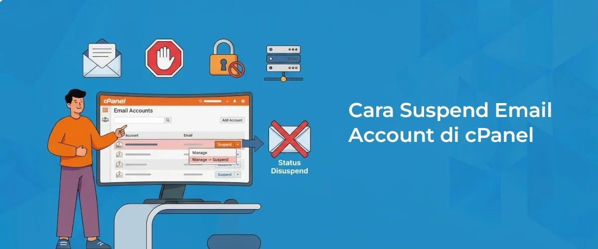 Banner - Cara Suspend Email Account di cPanel