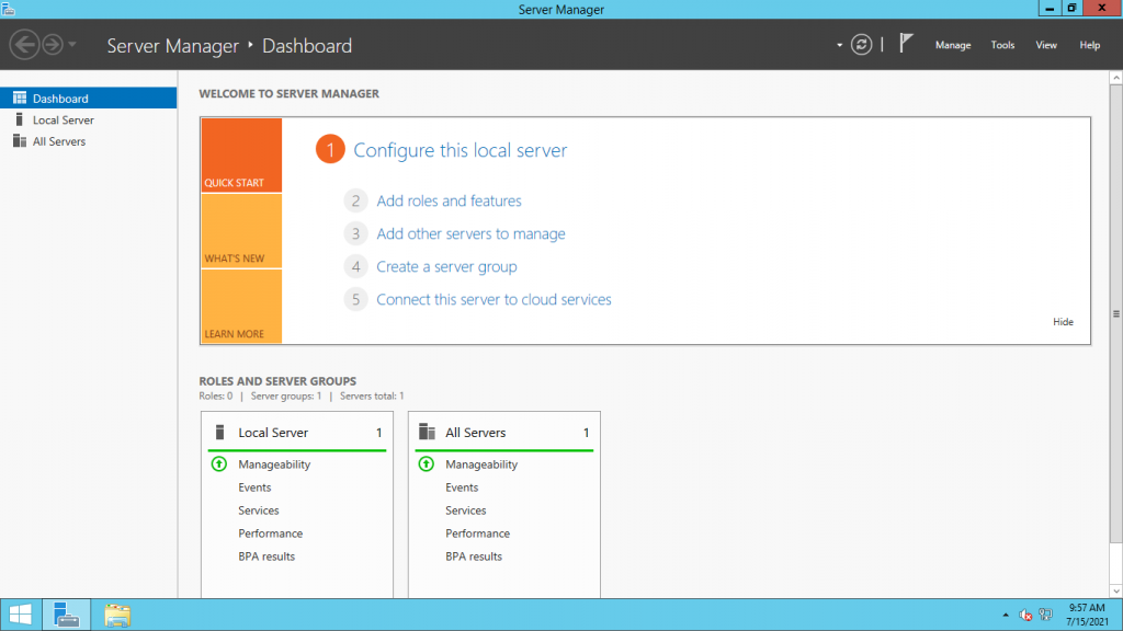 Tampilan-Dashboard-Sever-Manager | Rumahweb Journal