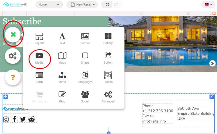 Cara Menambahkan Media Player di SitePro - Rumahweb