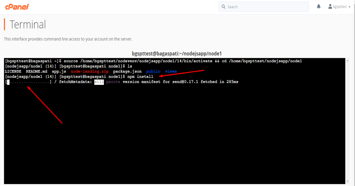 Upload Project NodeJS di cPanel Hosting 10 | Rumahweb Journal