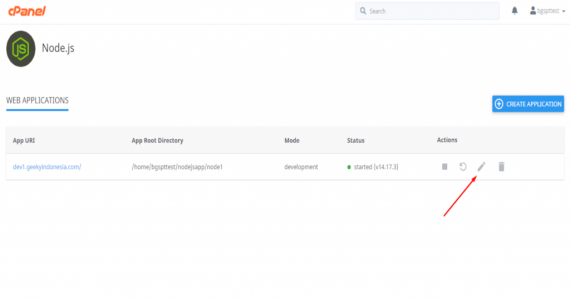 Cara Upload Project NodeJS di cPanel Hosting