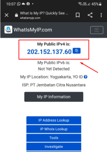 cara-melihat-ip-dari-hp-android | Rumahweb Journal