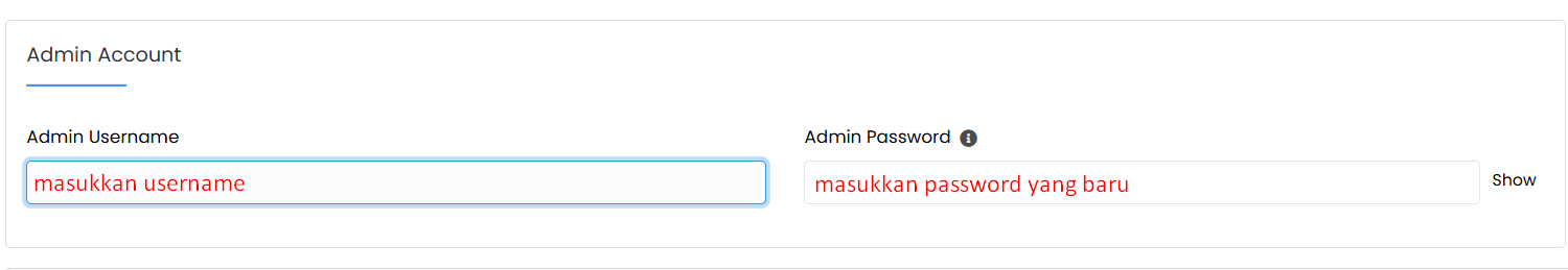 admin account | Rumahweb Journal