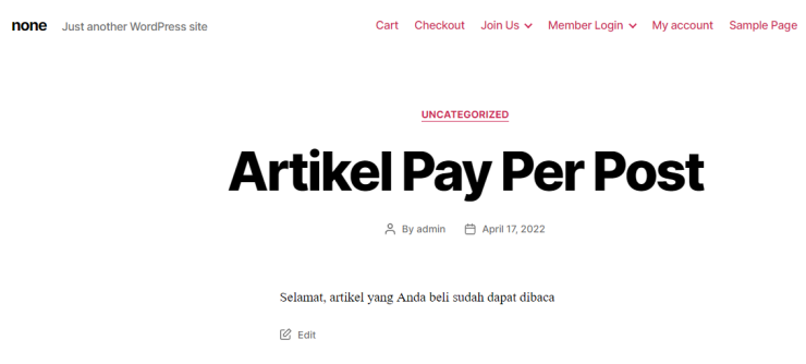 Cara Membuat Pay Per Post di WordPress dengan WooCommerce