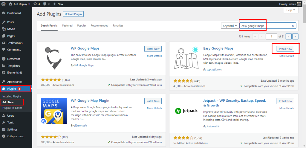 install plugin easy google maps - Cara menampilkan Google Maps di WordPress