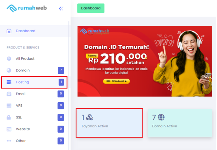 Cara Login cPanel Hosting di Rumahweb Indonesia
