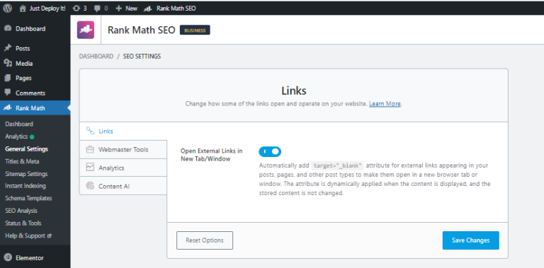 general settings Rankmath Business | Rumahweb Journal
