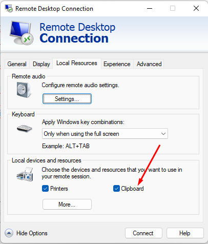 setting remote desktop connection vps windows