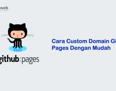 Banner - Cara Custom Domain Github Pages Dengan Mudah