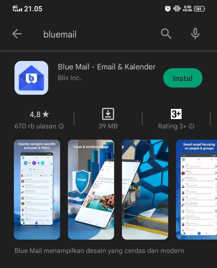 Download Aplikasi BlueMail
