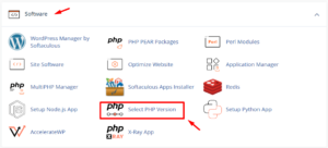 menu select php version | Rumahweb Journal