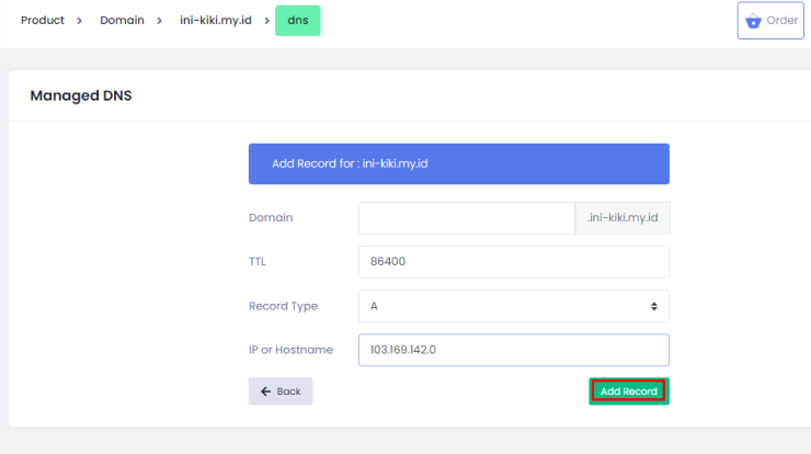 Membuat-A-record-di-DNS-management | Rumahweb Journal