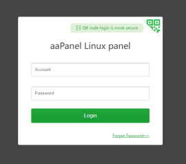Panel-Login-aaPanel | Rumahweb Journal