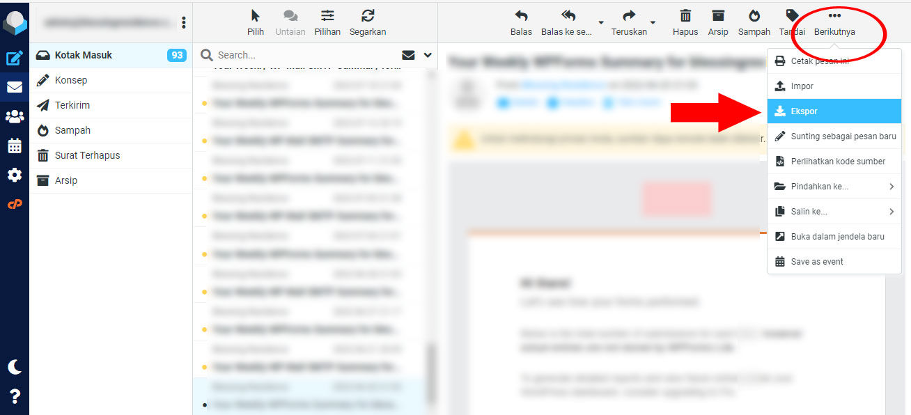 export-email | Rumahweb Journal