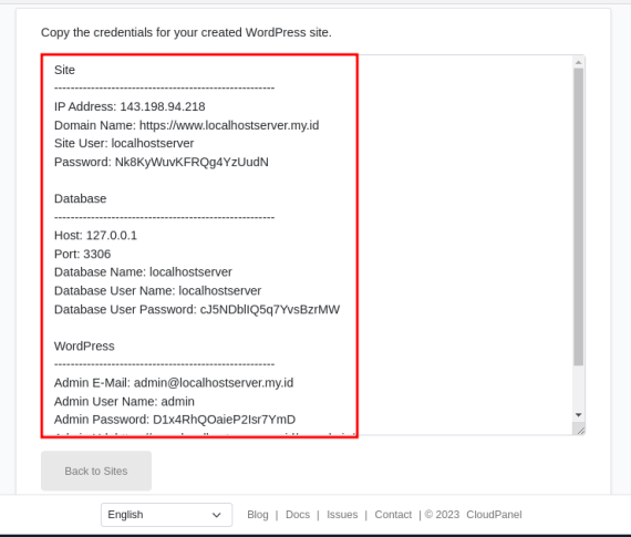 Cara Install WordPress di CloudPanel – Rumahweb Journal