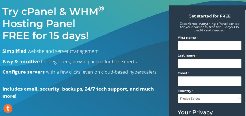 Free Trial CPanel