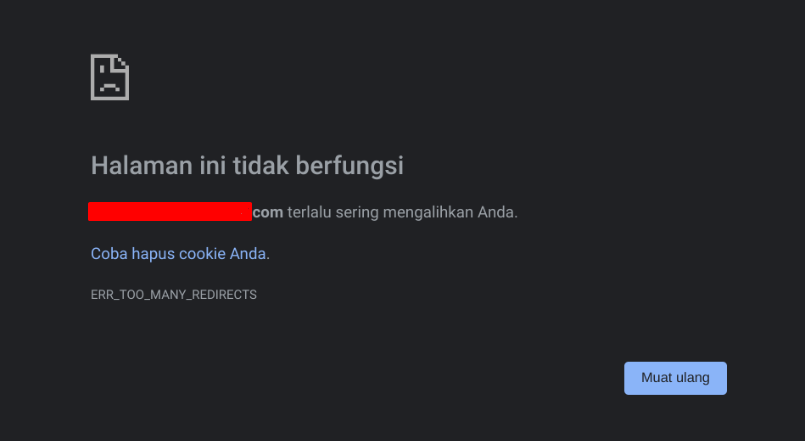 contoh gambar err_too_many_redirects