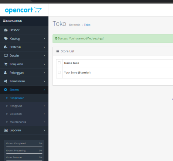Cara Mengubah Bahasa di OpenCart Menjadi Bahasa Indonesia