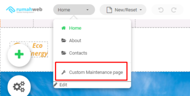 masuk-ke-menu-custom-maintenance-page | Rumahweb Journal