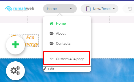 masuk custom 404 page