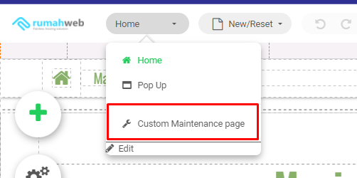 menu-custom-maintenance-page | Rumahweb Journal