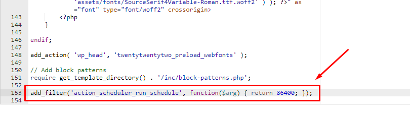 add filter pada file function WordPress di cPanel | mengatasi A Scheduled Event is Late