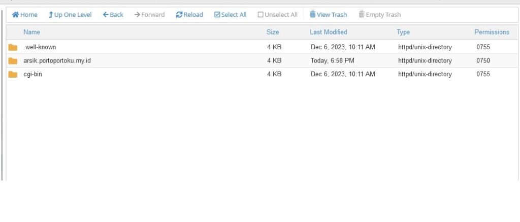 contoh directory case sensitive