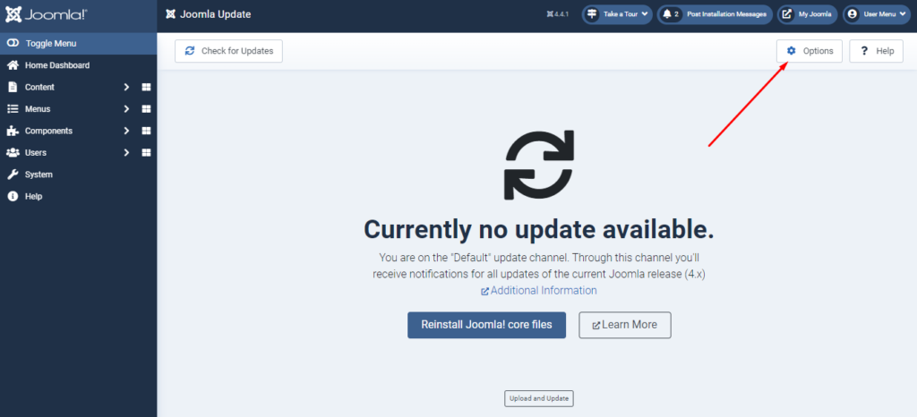 cara upgrade joomla 4 ke 5