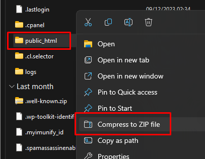 compress file website