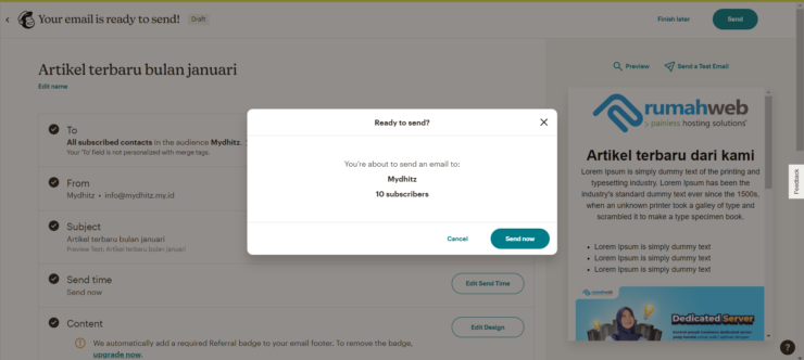 pengiriman-email | Rumahweb Journal