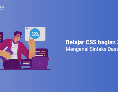 Banner - Belajar CSS bagian 3 Mengenal Sintaks Dasar CSS