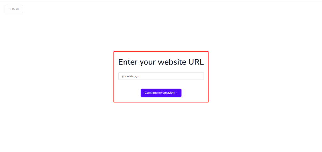 memasukkan nama domain