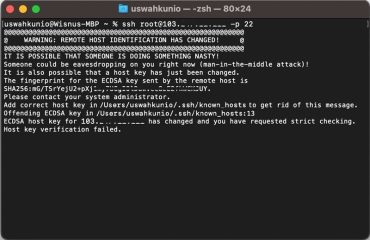 Mengatasi Warning Remote Host Identification Has Changed SSH