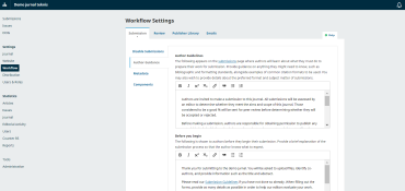 Ojs Work Flow Cara Membuat Journal di OJS (Open Journal Systems)