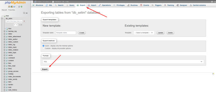 export | Rumahweb Journal