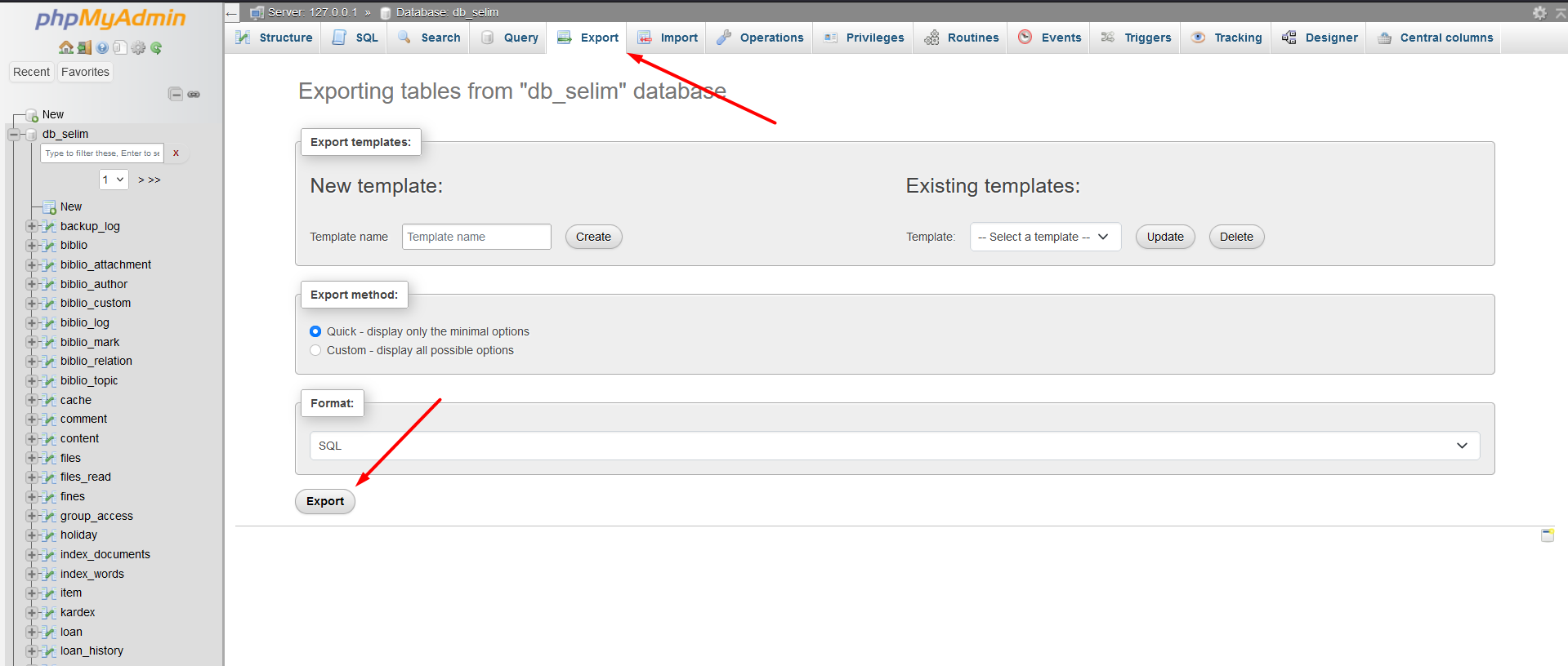 export | Rumahweb Journal