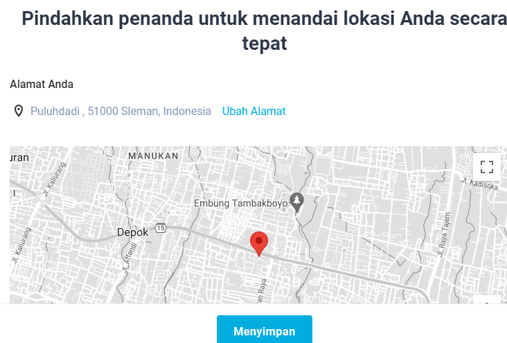 Memilih lokasi bisnis di RankingCoach