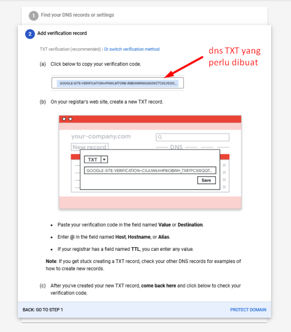 Verifikasi Domain ke Google Workspace Melalui Plesk Panel