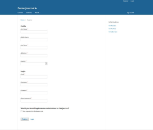 add profiles ojs | Rumahweb Journal