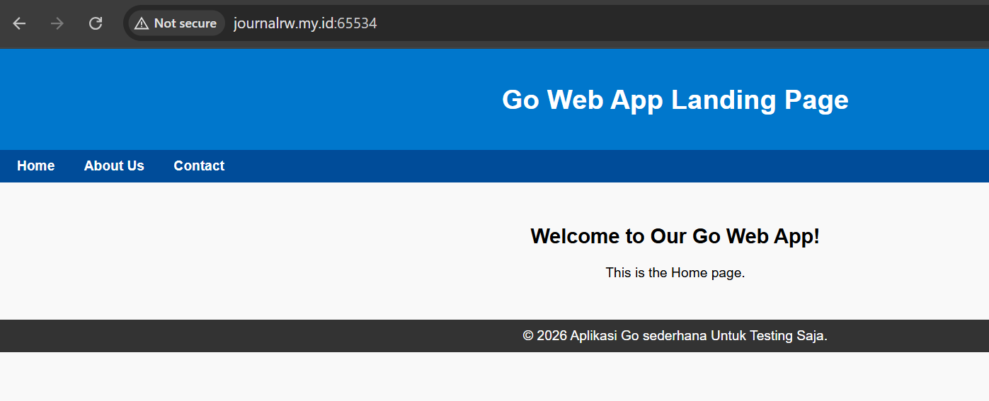 aplikasi golang sederhana di hosting