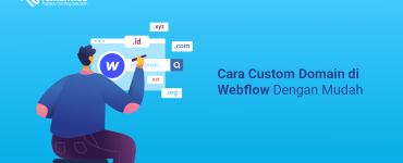 banner - custom domain di webflow