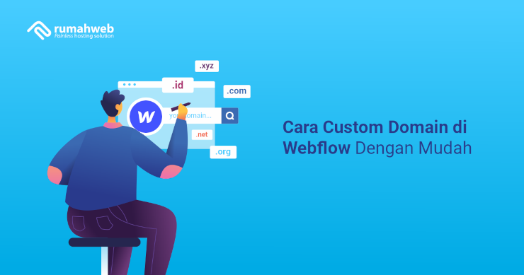 banner - custom domain di webflow