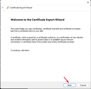 certificate export wizard | Rumahweb Journal