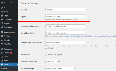 menu site title wordpress | Rumahweb Journal