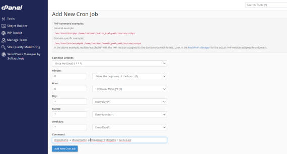 setting cronjob | Rumahweb Journal