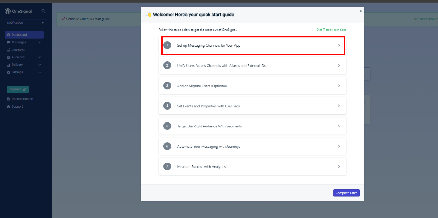 setting push notification oneSignal | Rumahweb Journal