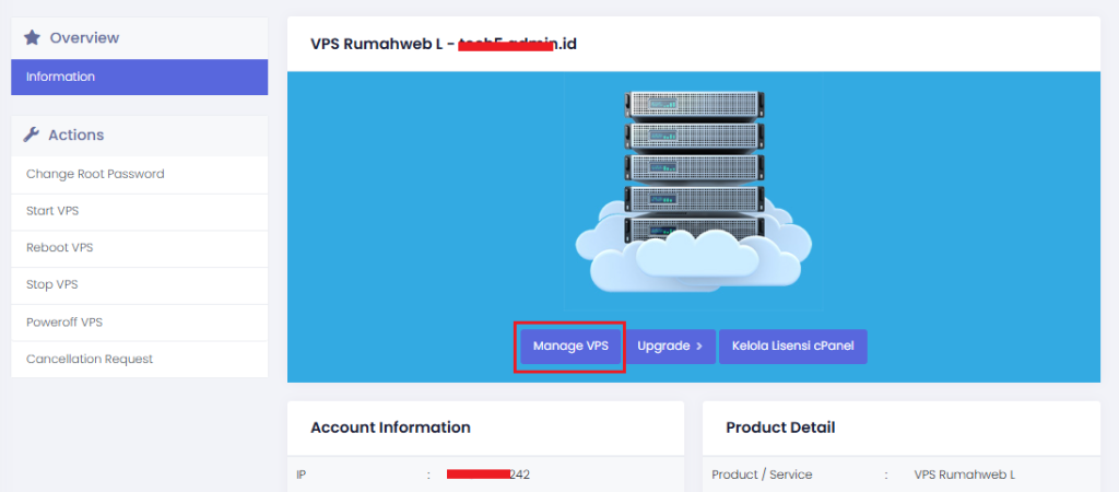 Manage VPS