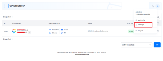 Setting Profiles | Rumahweb Journal
