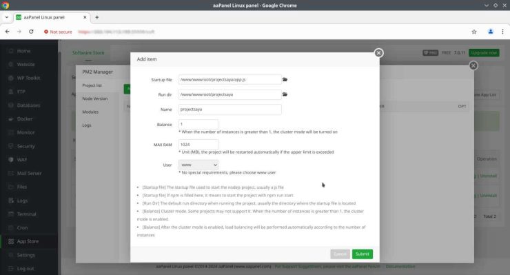Cara Install NodeJS di aaPanel – Rumahweb Journal