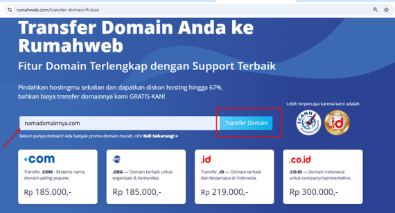 transfer domain 1 | Rumahweb Journal